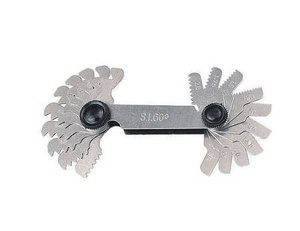 WZORNIK GWINTU 0,25-6,0mm + 4G - 62G GWINTY METRYCZNE + CALOWE 48szt.