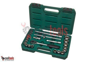 SATA 09060 Zestaw 24 kluczy nasadowych i nasadek 12 kątnych metrycznych 1/2"