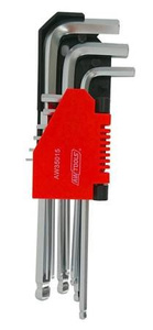AWTOOLS KLUCZE IMBUSOWE 9szt/KULA  1,5-10