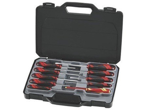 Zestaw wkrętaków płaskich, krzyżakowych philips i pozi 10 szt. TengTools MD910N