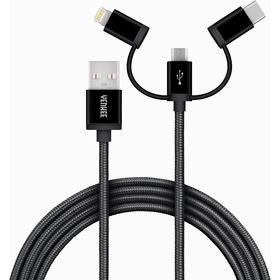 YCU 400 BK cable USB / 3in1 / 1m YENKEE