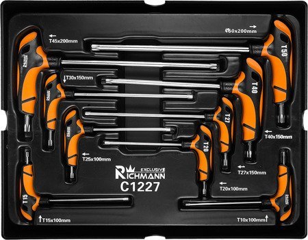 Zestaw kluczy trzpieniowych TORX  T10-T50 Corona / Richmann Exclusive C1227