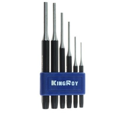 Zestaw wybijaków cylindrycznych 2-8 mm 6 szt. King Roy CTL00116