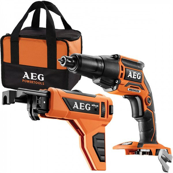 Bezszczotkowa wkrętarka do suchej zabudowy z magazynkiem 18V AEG