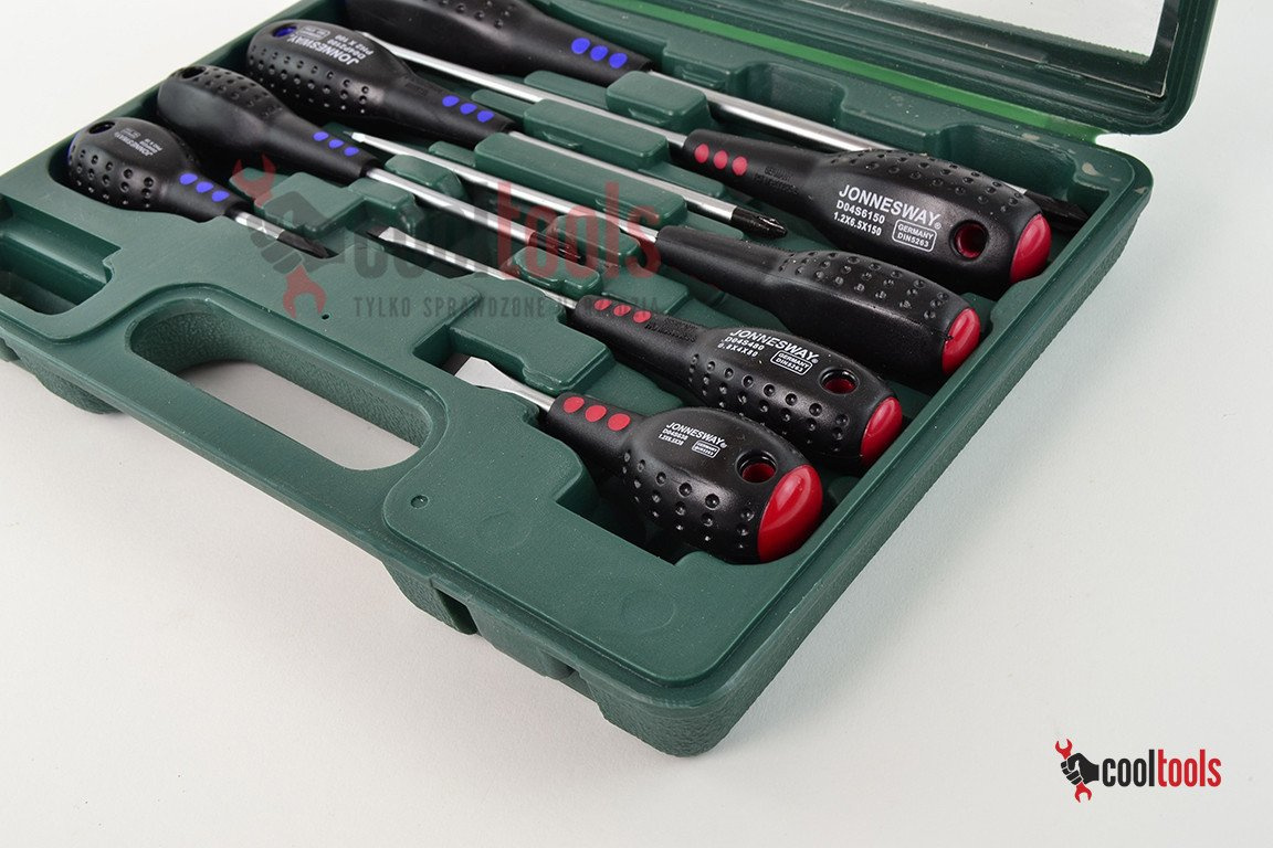 Komplet 8 szt. wkrętaków w walizce Jonnesway D04PP08S D04PP08S ...