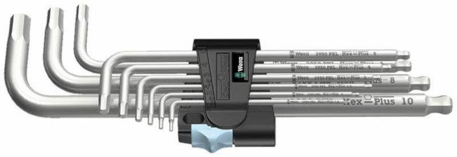 3950 PKL/9 ZESTAW KLUCZY IMBUSOWYCH INOX