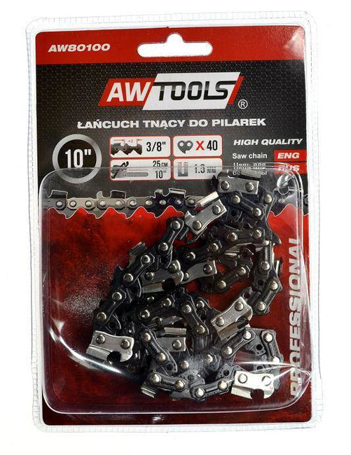 AWTOOLS ŁAŃCUCH TNĄCY 25cm/40/3/8"/1,3 do CS250.