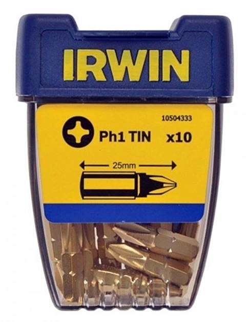 Grot Phillips Ph1 L=25 mm 1/4" TiN 10 szt. Irwin 10504333