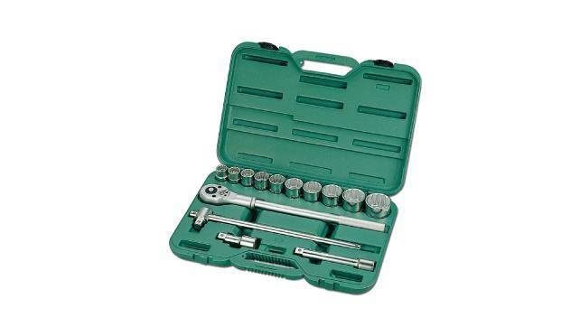 HONITON ZESTAW KLUCZY 14  ELEMENTÓW   3/4" NASADKI 12-KĄTNE 6214