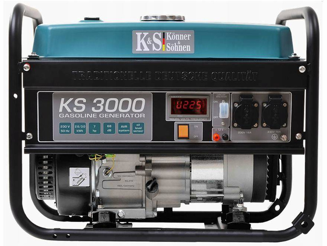 KÖNNER & SÖHNEN GENERATOR PRĄDOTWÓRCZY BENZYNOWY 2,6kW 230V KS 3000