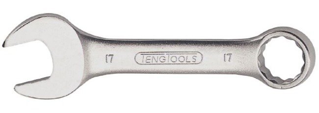 Klucz płasko-oczkowy krótki 15 mm TengTools 6005M15 (11651-0603)